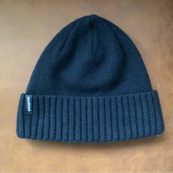 Patagonia Accessories Patagonia Black Knit Winter Hat One Size